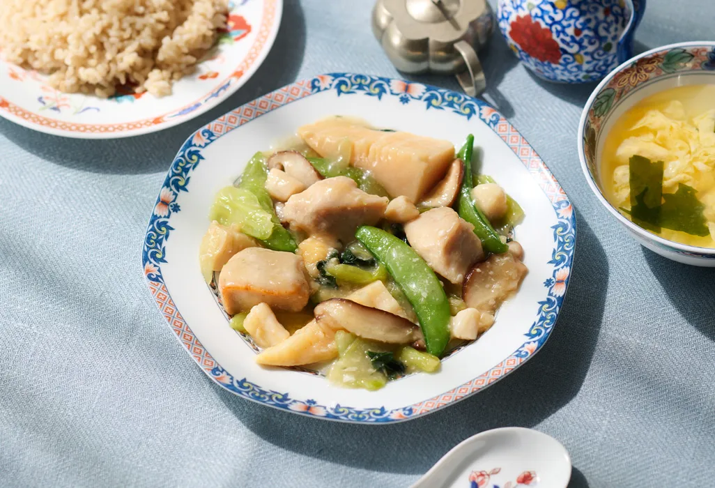 彩り野菜と豆乳の白麻婆豆腐 | GREEN SPOON（グリーンスプーン）