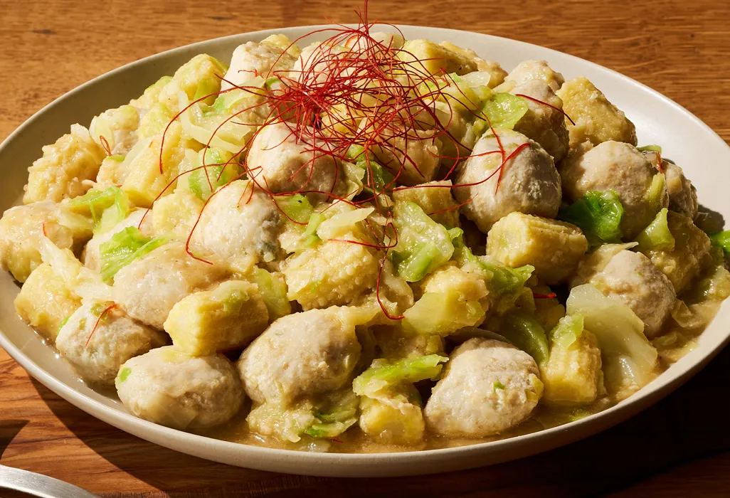 鶏つくねのたっぷりねぎ塩麹だれ | GREEN SPOON（グリーンスプーン）