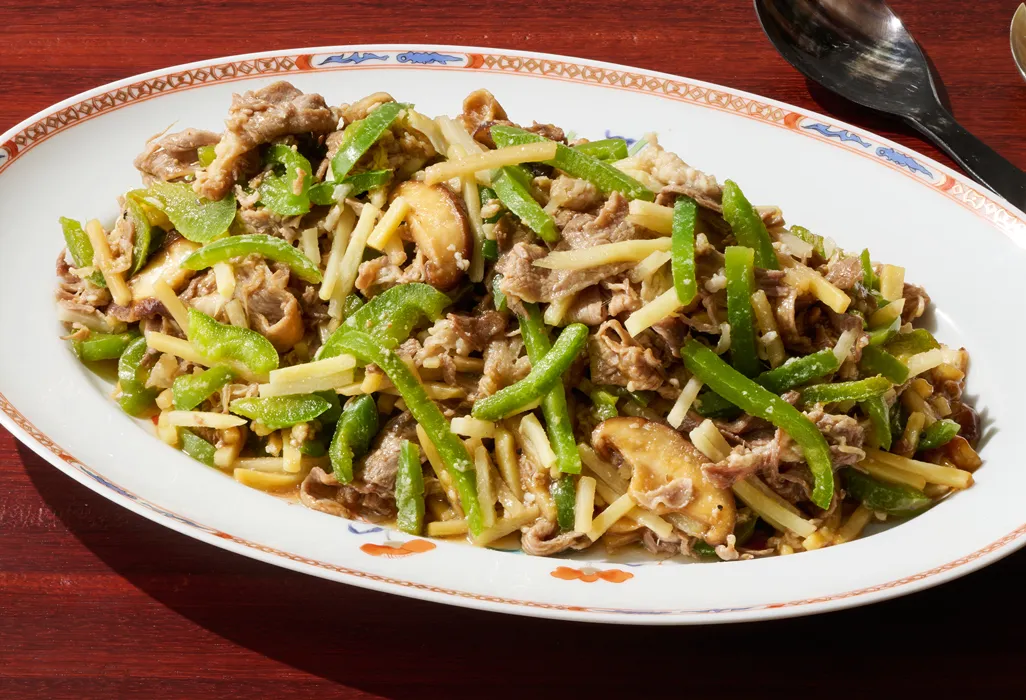 牛肉と筍の香ばし青椒肉絲